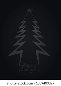 Feliz año nuevo. vector