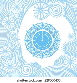 Happy new year card vector illustration