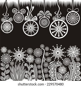 Happy new year card vector illustration