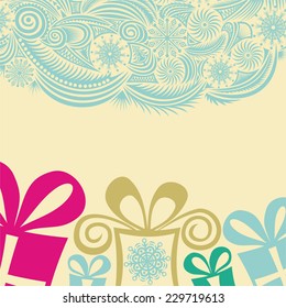 Happy new year card vector illustration
