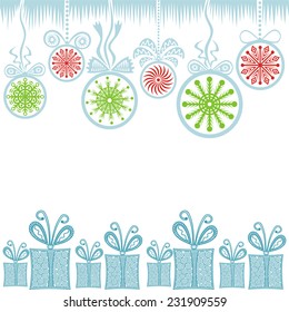 Happy new year card vector illustration