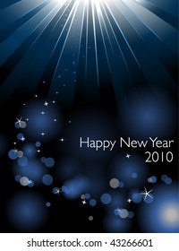 Happy New Year card - Vector EPS10 file