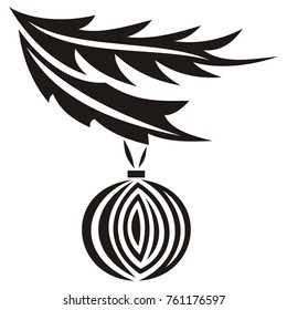 Happy new year card. Vector illustration.