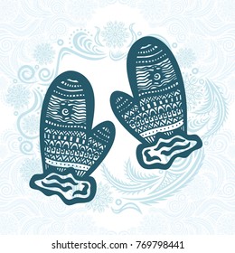 Happy new year card. Vector illustration.