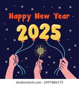 happy new year  celebration 2025