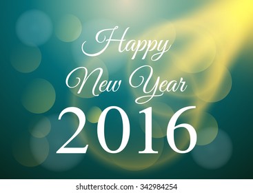 Happy New Year celebration background. Vector illustration.