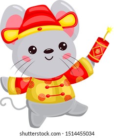 Happy new year celebration, year of the rat