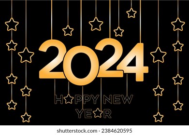 Happy New Year Celebration Text Animation