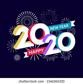 happy new year celebration vector