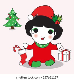 Happy New Year character illustration