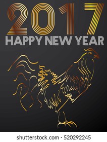 happy new year. chicken year
