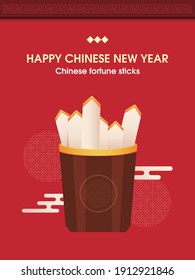 Happy New Year , chinese fortune sticks , Lottery poetry , chinese chien tung , 
lunar New Year