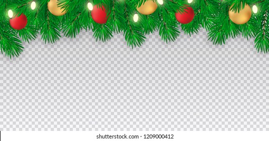Happy New Year and Christmas background. Holidays vector illustration.