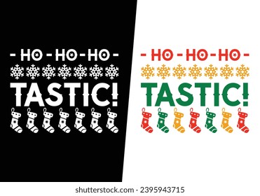 Happy New Year Christmas Typography Vector Text Effect Design