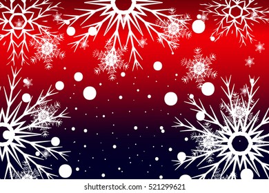 Happy New Year, Christmas vector background. design for geeting card, wallpaper, backdrop. Red color