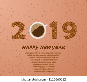 happy new year with coffee 