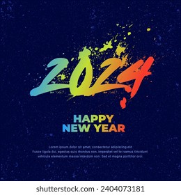 Feliz Año Nuevo colección de diseños de fondo. Diseño vectorial y elegante. Concepto de celebración de fiestas, tarjeta de saludo, afiche, pancarta, volante