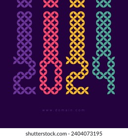 Happy New Year collection of background designs. Vector and elegant style design. Concept for holiday celebration, greeting card, poster, banner, flyer