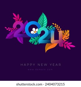 Happy New Year collection of background designs. Vector and elegant style design. Concept for holiday celebration, greeting card, poster, banner, flyer
