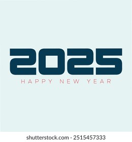 Happy new year color number banner poster with colorful background. EPS vector art and illustration. can use for, landing page, template, UI, web, mobile app, poster, banner, flyer, background.