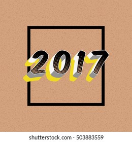 Happy new year comic letter