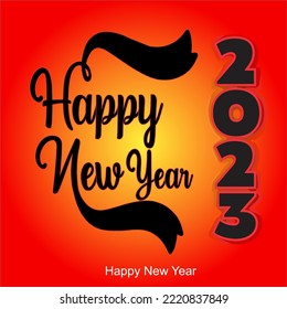 Happy New Year congrats. Stained glass art logotype concept. p. Abstract isolated graphic design template. Decorative numbers 2, 0, 3. Coloured digits. Creative colorful decoration,2023 A 