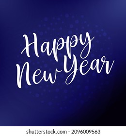 Feliz Año Nuevo diseño creativo.