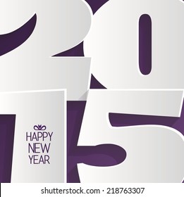 Happy new year creative greeting card design. year of the goat