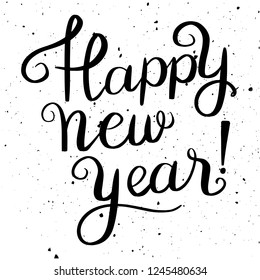 Happy New Year Decorative Celebration greeting card for New Year