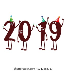 Happy new year design