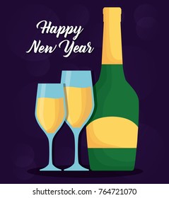Happy new year design