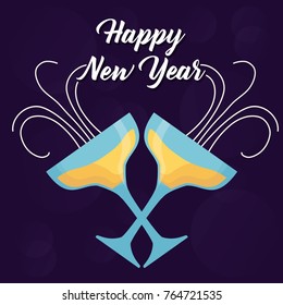 Happy new year design