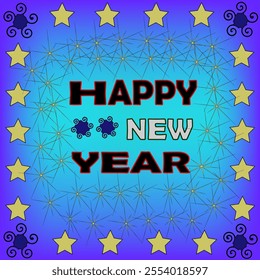 Happy New Year New Design Element