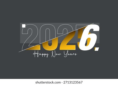 DISEÑO FELIZ DEL AÑO NUEVO, CONVENIENTE PARA LAS TARJETAS DE FELICITACIÓN