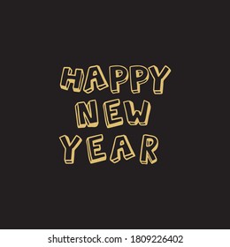 FELIZ plantilla de diseño de AÑO NUEVO, Feliz Navidad y feliz año nuevo. Ilustración vectorial
