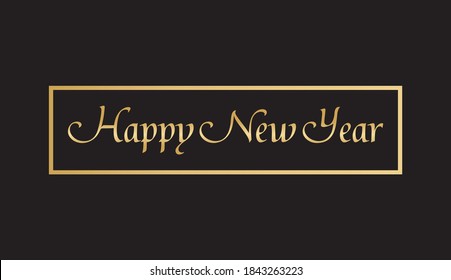 HAPPY NEW YEAR Design template, Merry Christmas and happy new year. Vector Illustration