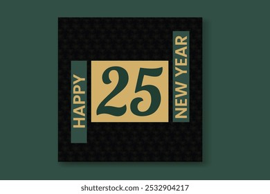 Feliz año nuevo diseño Plantilla 
