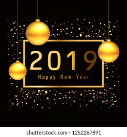 Happy New Year Design, Vector Illustration.