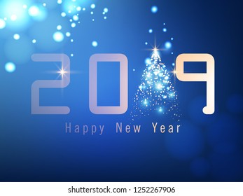 Happy New Year Design, Vector Illustration.