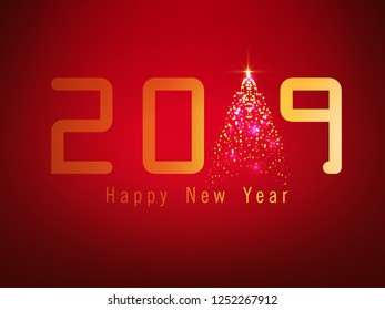 Happy New Year Design, Vector Illustration.
