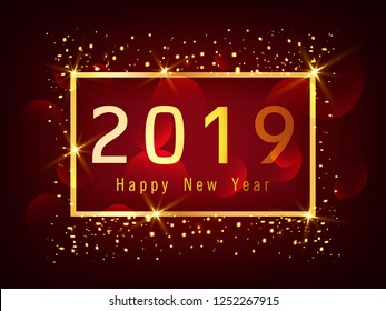 Happy New Year Design, Vector Illustration.