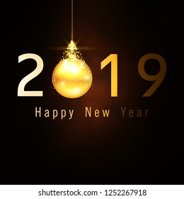 Happy New Year Design, Vector Illustration.
