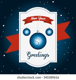 happy new year design, vector illustration eps10 graphic 