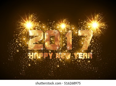 Happy New Year easy all editable