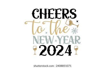 Happy New Year EPS Design Cut Files