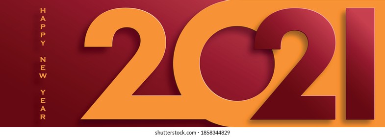 Feliz Año Nuevo patrón festivo sobre fondo de color para tarjeta de invitación, Feliz Navidad, Feliz Año Nuevo 2021, tarjetas de felicitación, afiche o banner web