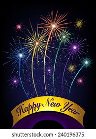 Happy New Year Fireworks