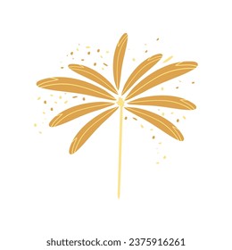 happy new year fireworks illustration isolated