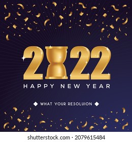 Happy New Year Golden Time for 2022