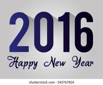 Happy new year graphic design, vector illustration eps10